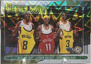 Aaron Holiday, Jrue Holiday, Justin Holiday