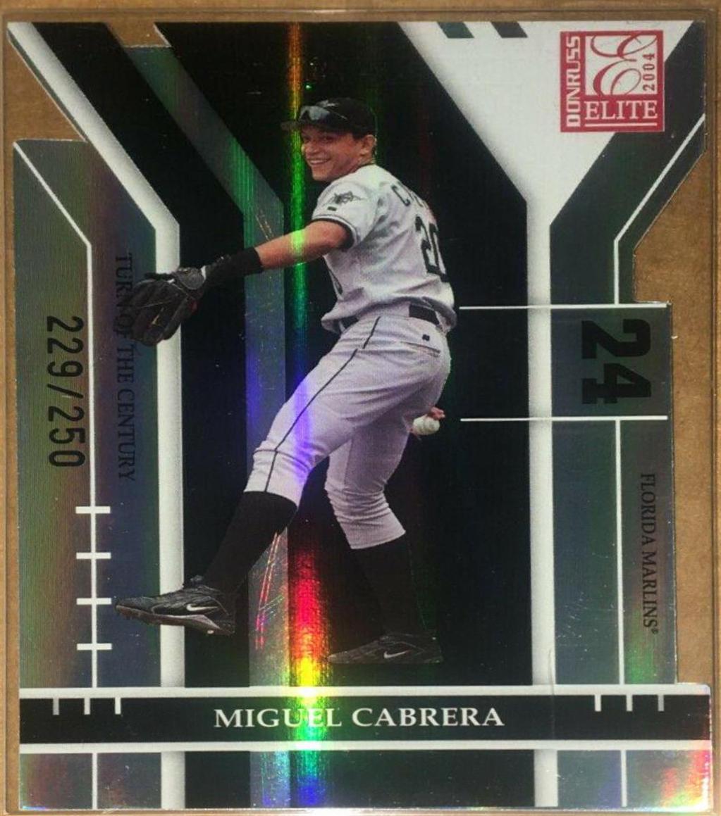 Miguel Cabrera #99 Baseball Cards 2004 Donruss Elite Extra Edition