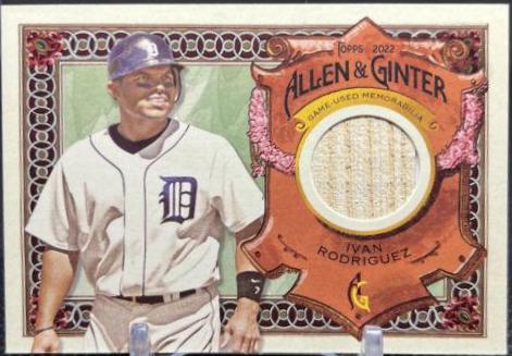 Ivan Rodriguez #AGRA-IR Baseball Cards 2022 Topps Allen & Ginter Relics A