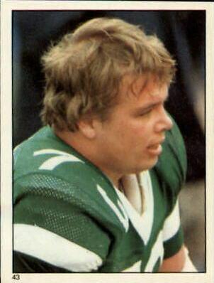 Joe Klecko #43 Football Cards 1981 Topps Stickers