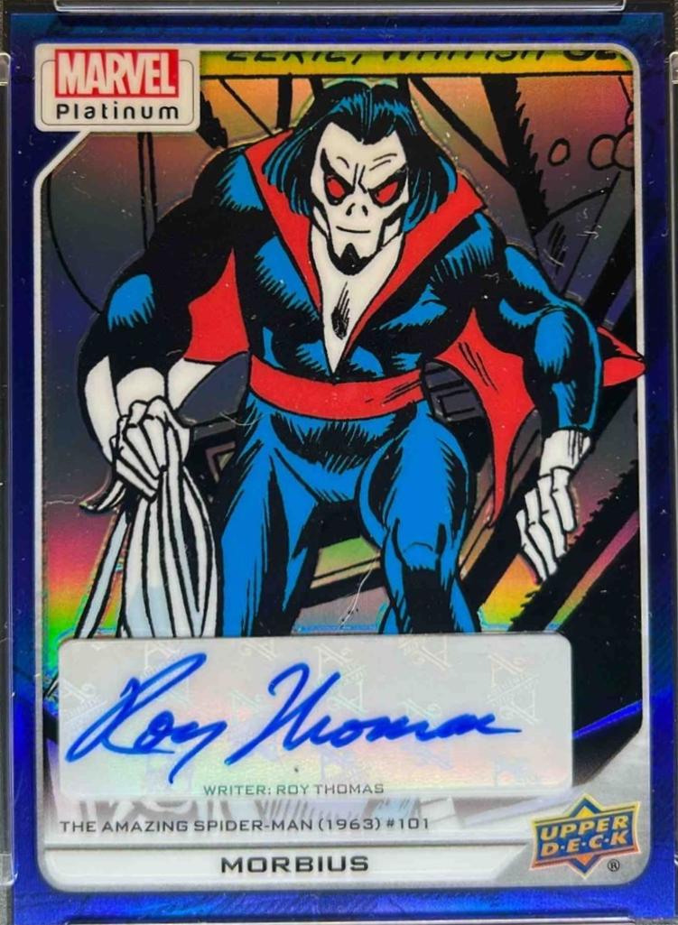 2023 Morbius [Autograph Blue Rainbow] #169