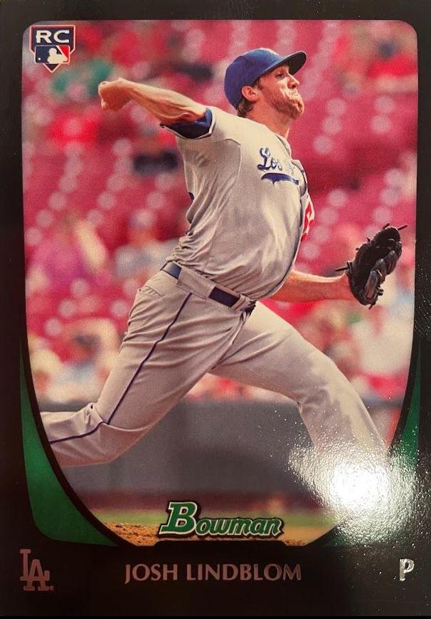 Josh Lindblom #58 Baseball Cards 2010 Bowman