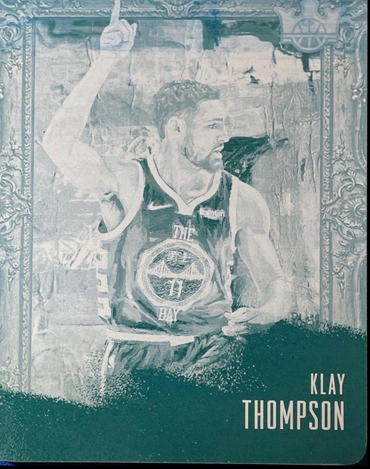 Klay Thompson #44 Basketball Cards 2018 Panini Court Kings Portraits