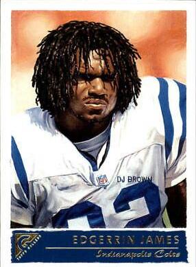 Edgerrin James #35 Football Cards 2001 Topps Gallery