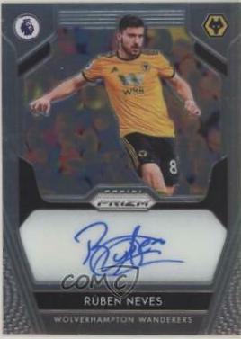 Ruben Neves #S-RN Soccer Cards 2019 Panini Prizm Premier League Signatures