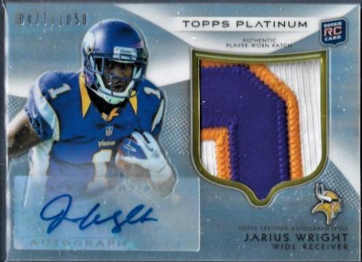 Jarius Wright [Autograph Patch] #135
