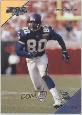 Cris Carter #8 Football Cards 2001 Topps Debut