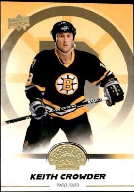 Keith Crowder #21 2023-24 Upper Deck Boston Bruins Centennial Hockey