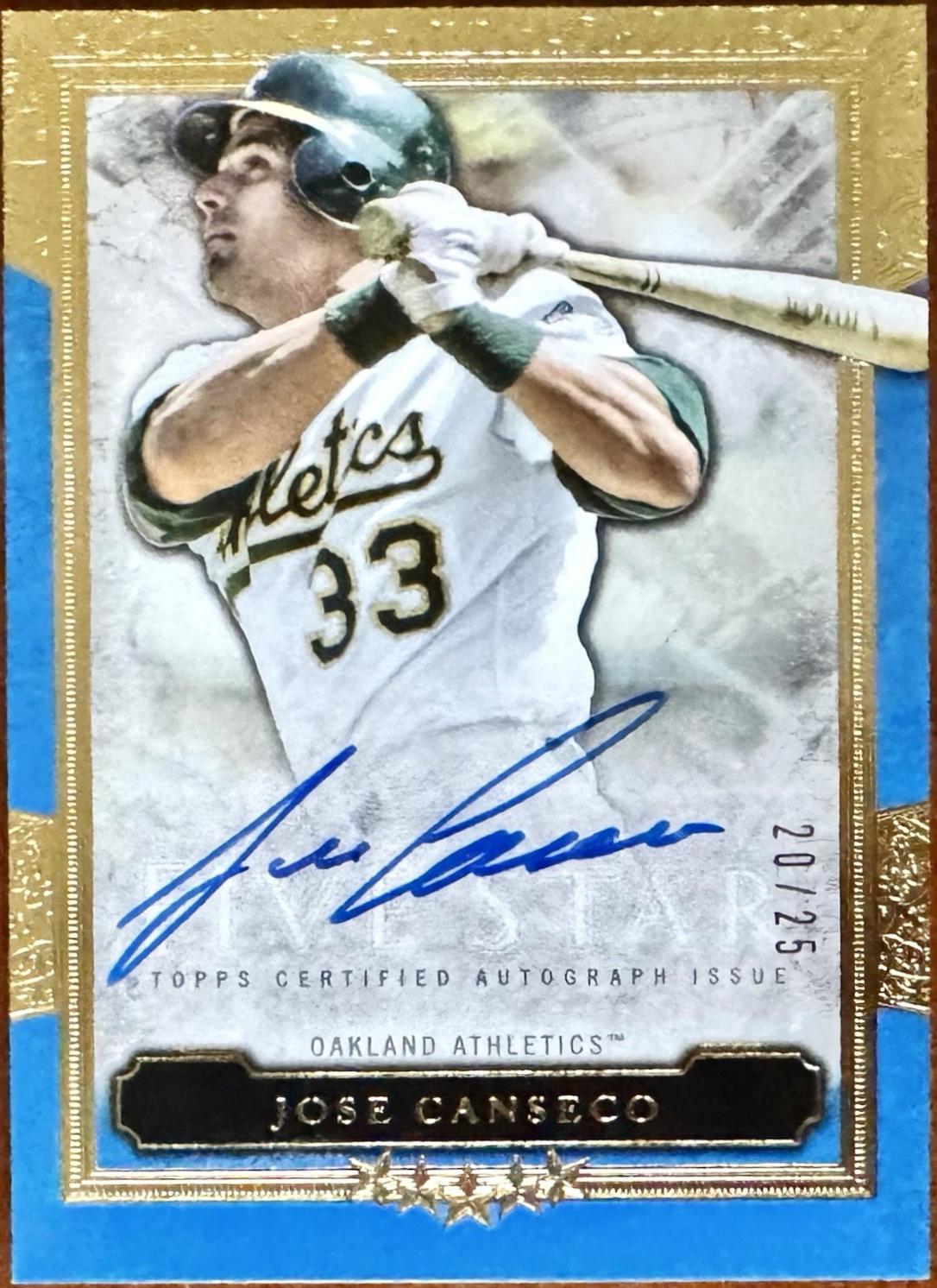 Jose Canseco [Blue] #FSA-JCA