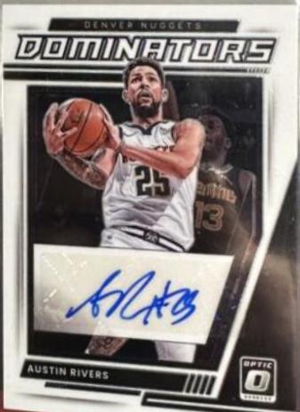 Austin Rivers #DS-ARV Basketball Cards 2021 Panini Donruss Optic Dominators Signatures