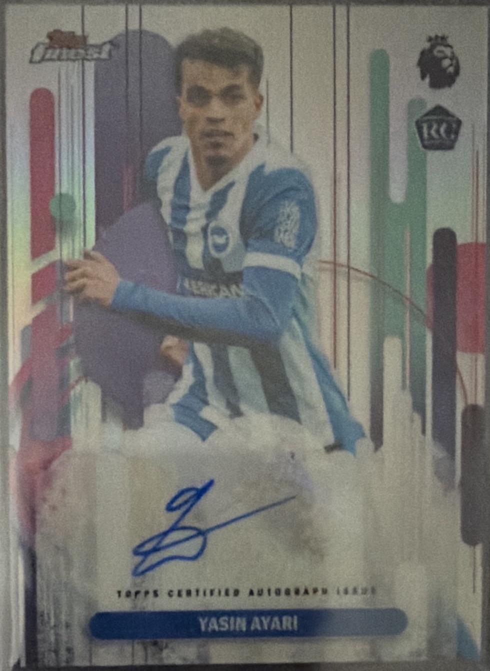 Yasin Ayari #FA-YA 2026 Topps Finest Premier League Autograph
