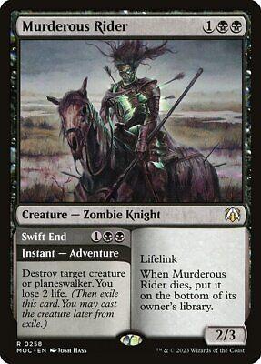 Murderous Rider // Swift End #258 Magic March of the Machine Commander