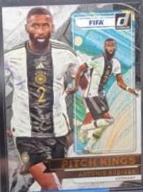 Antonio Rudiger #11 Soccer Cards 2022 Panini Donruss Pitch Kings