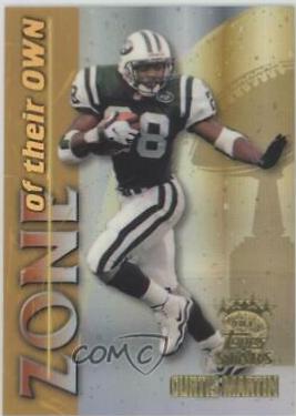 Curtis Martin #Z4 Football Cards 1999 Topps Stars Zone of Their Own