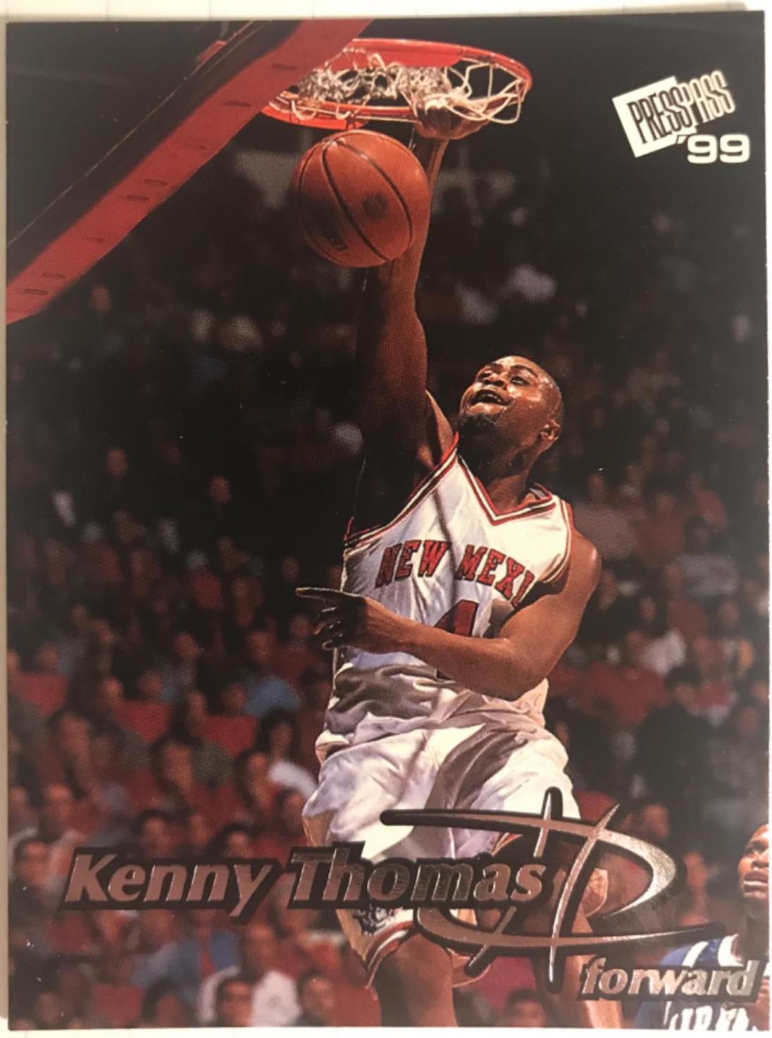 Kenny Thomas #17 Basketball Cards 1999 Press Pass