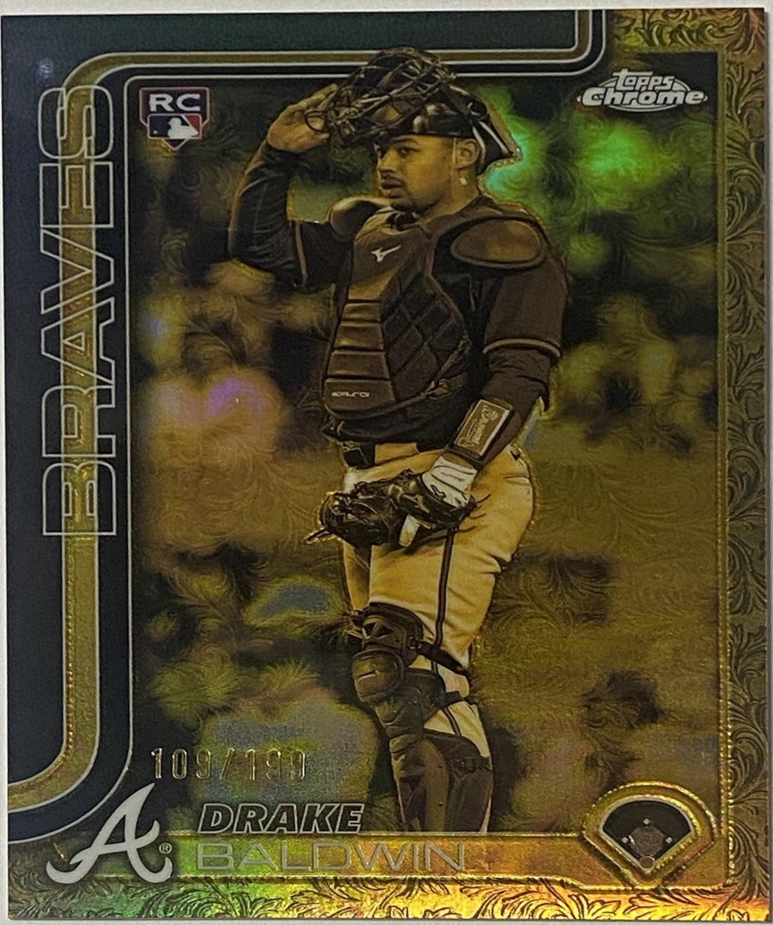 Drake Baldwin #CG-11 2025 Topps Gilded Collection Chrome Cast In Gold Baseball