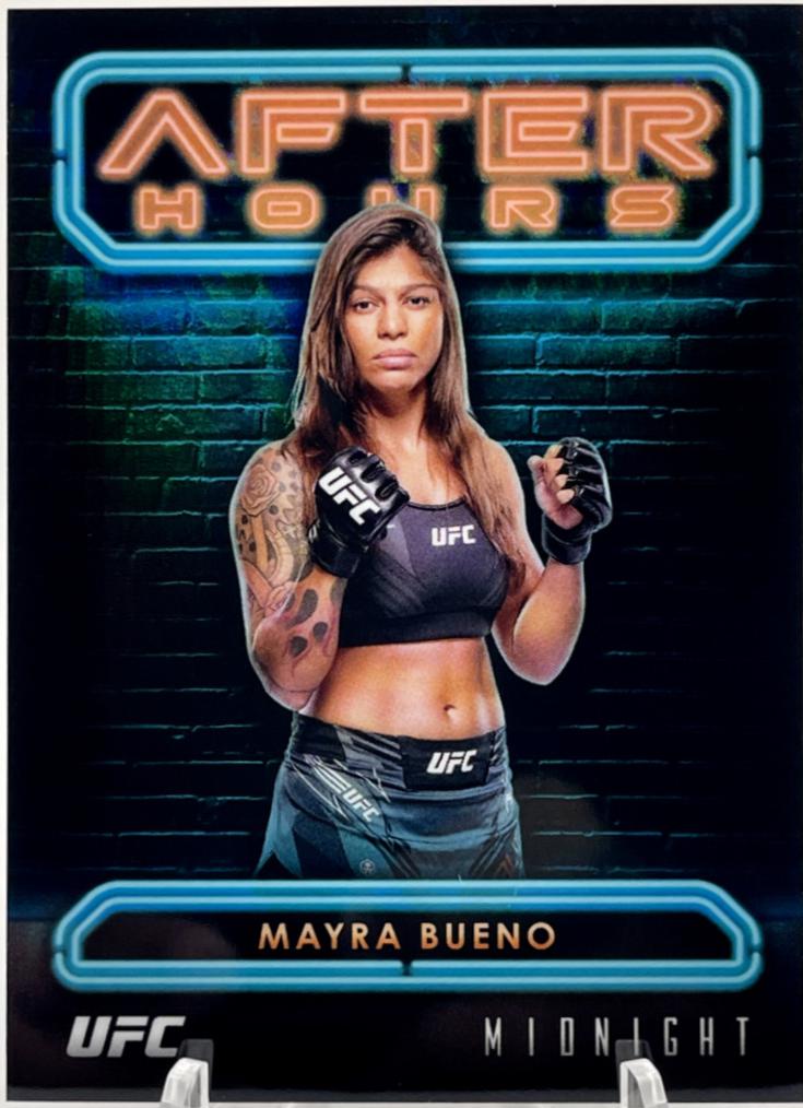 Mayra Bueno #AH-14 Ufc Cards 2024 Topps Midnight UFC After Hours
