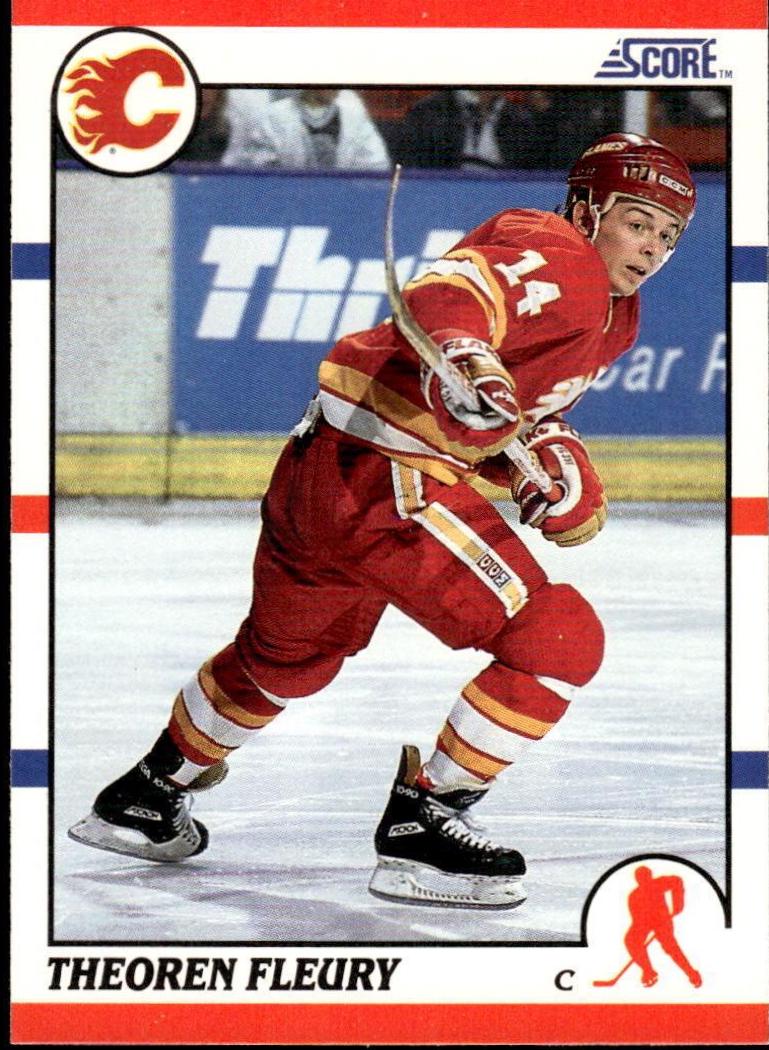 Theoren Fleury #226 Hockey Cards 1990 Score