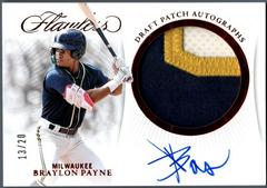 Braylon Payne [Ruby] #16 Baseball Cards 2025 Panini Flawless Draft Patch Autograph Prices