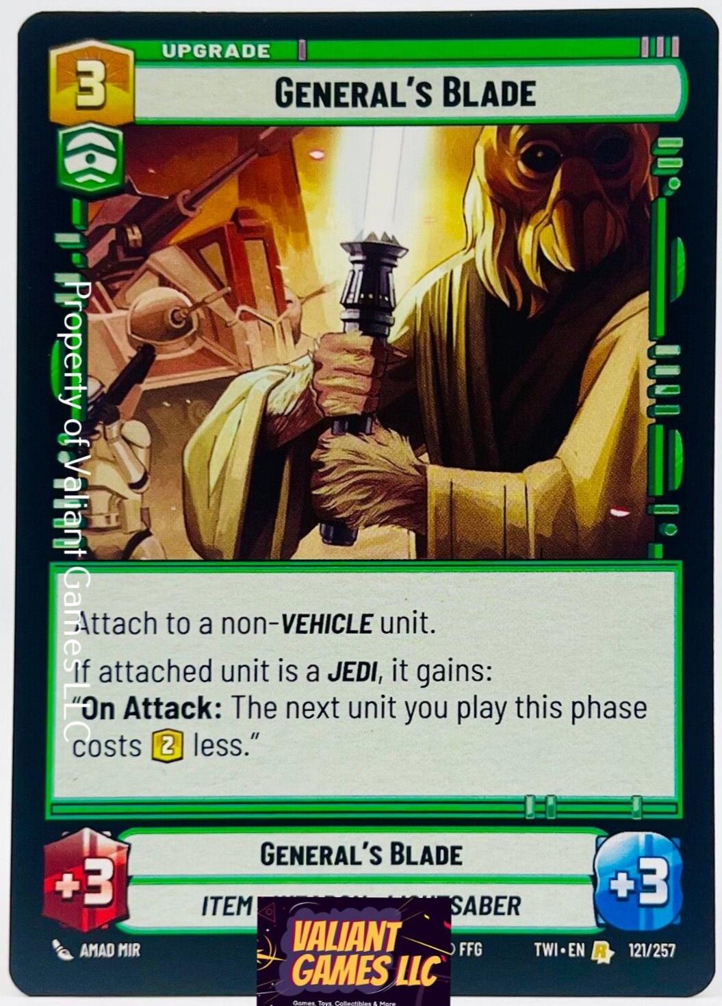 General's Blade #121 Star Wars Unlimited: Twilight of the Republic