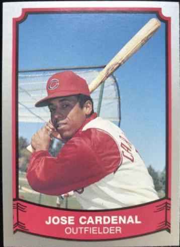 Jose Cardenal #149 1989 Pacific Legends Baseball