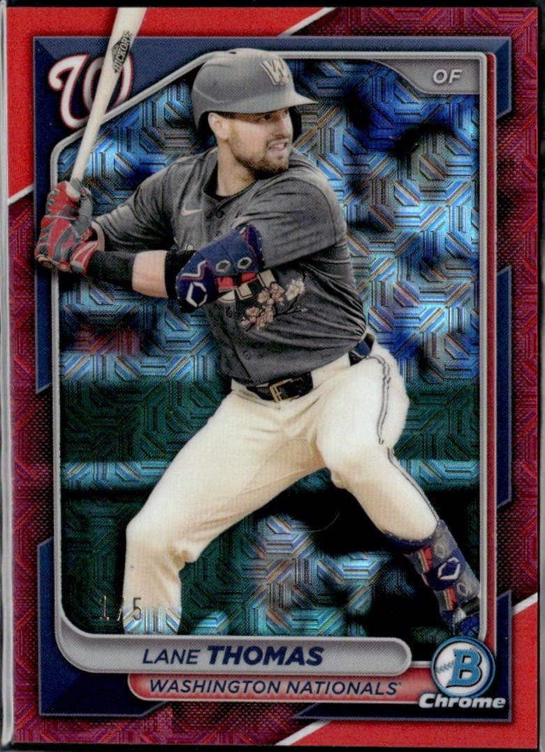 Lane Thomas [Red Mojo Refractor] #75