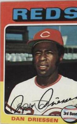 Dan Driessen #133 Baseball Cards 1975 Topps