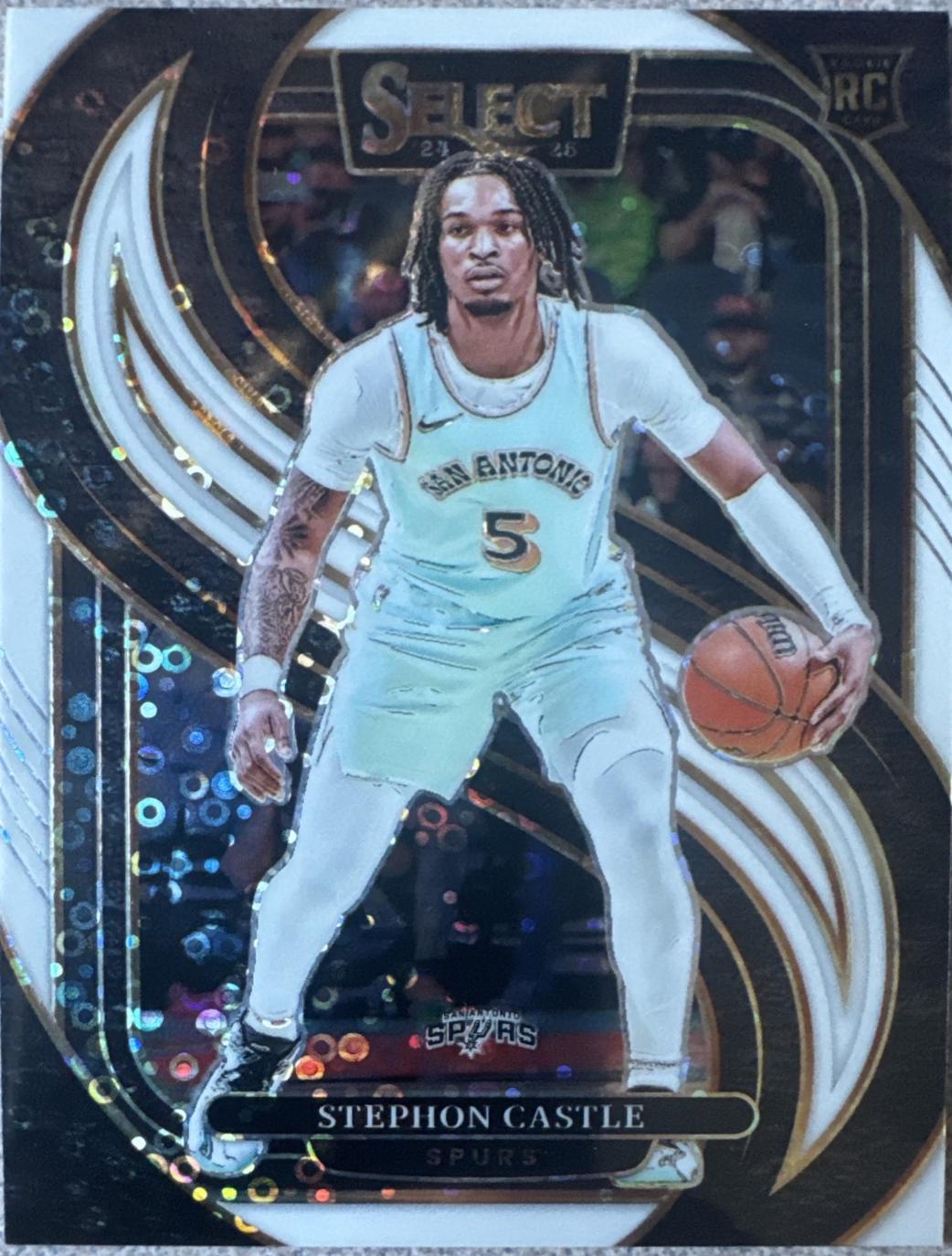 Stephon Castle [White Disco Prizm] #175 Prices | 2024 Panini
