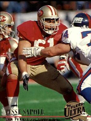 Jesse Sapolu #281 1994 Ultra Football