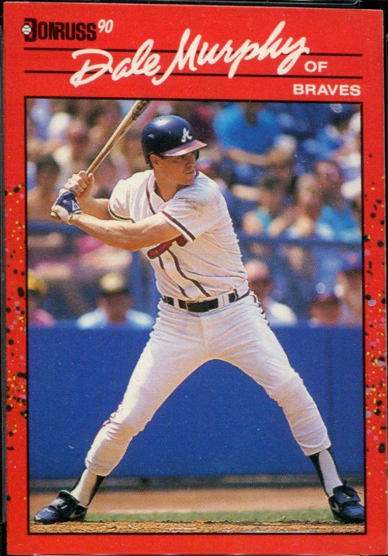 Dale Murphy #168 Baseball Cards 1990 Donruss