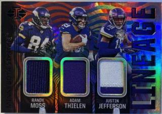 Randy Moss, Adam Thielen, Justin Jefferson