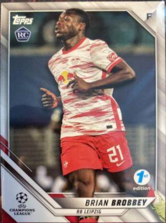 Brian Brobbey #25 Soccer Cards 2021 Topps UEFA Champions League 1st Edition