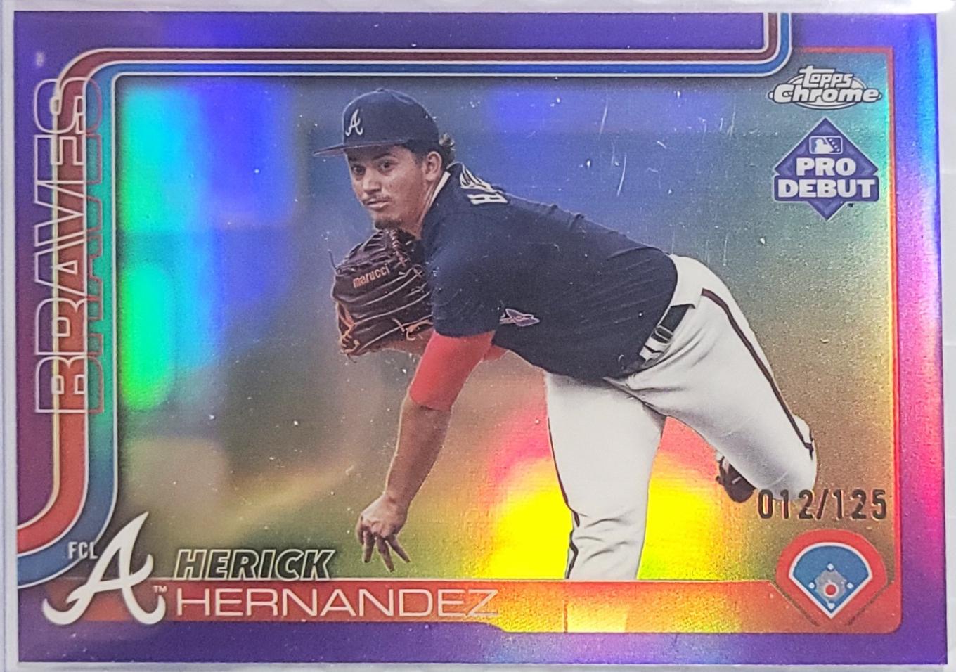 Herick Hernandez [Purple Refractor] #PDC-82