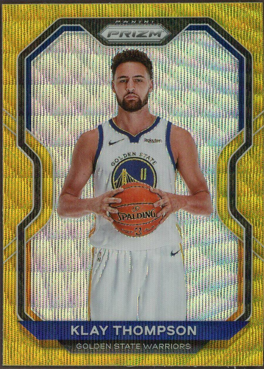 Klay Thompson [Gold Wave Prizm] #87 Prices | 2020 Panini Prizm 