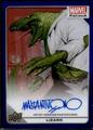 Lizard [Autograph Blue Rainbow] | Marvel 2023 Upper Deck Platinum