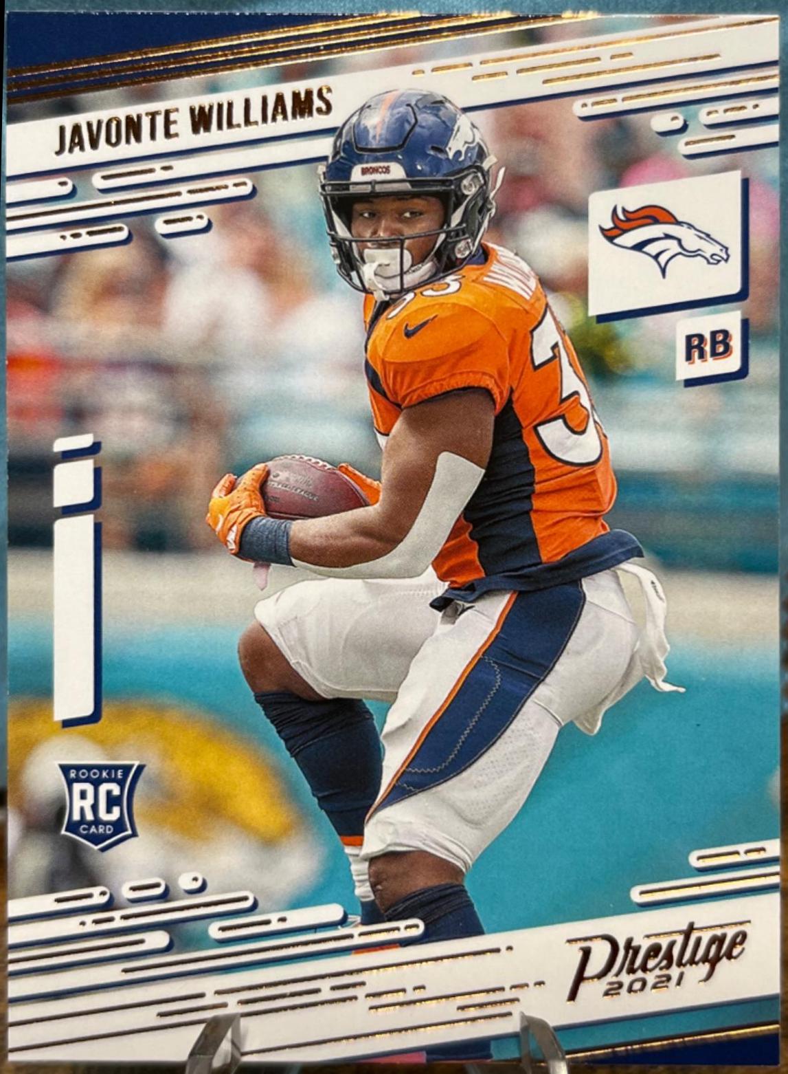 Javonte Williams #226 Football Cards 2021 Panini Chronicles Prestige Rookies Update