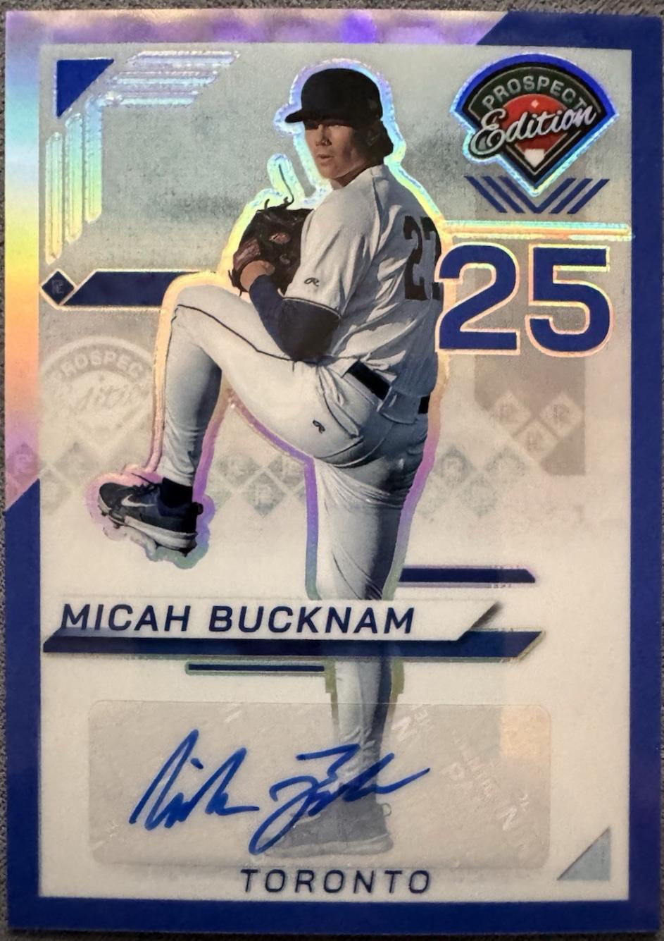 Micah Bucknam [Holo Ticket Signature] #142