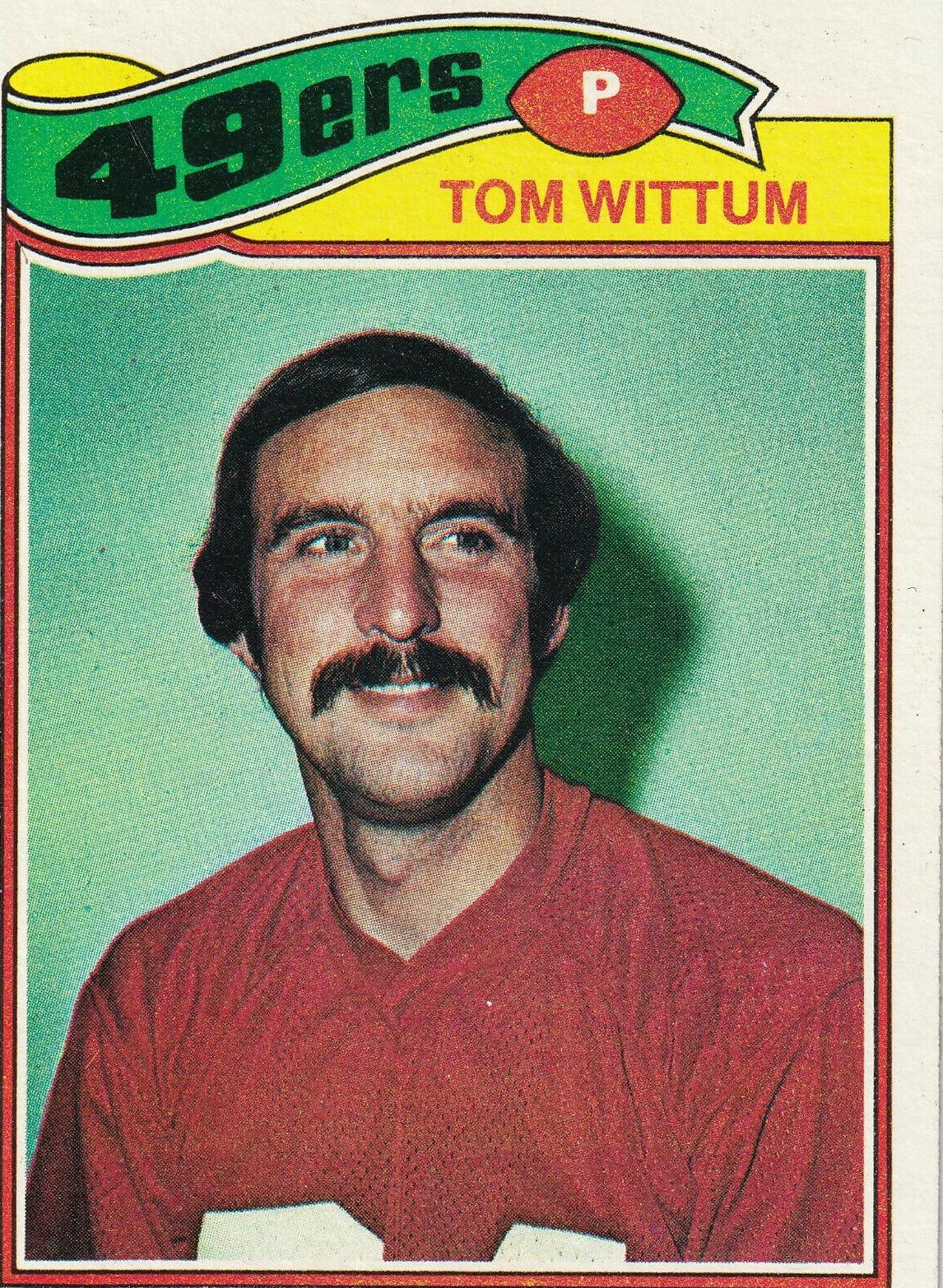 Tom Wittum #127 Football Cards 1977 Topps