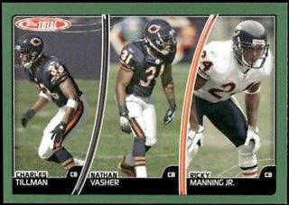 Nathan Vasher, Charles Tillman, Ricky Manning Jr