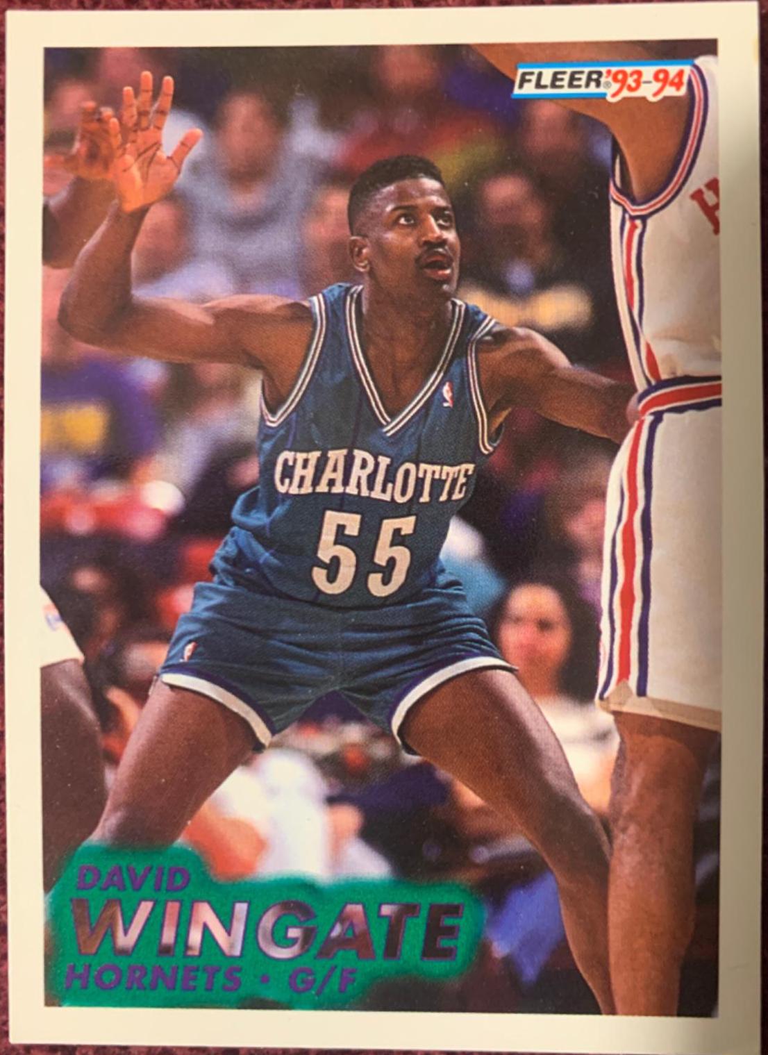 David Wingate #24 Basketball Cards 1993 Fleer