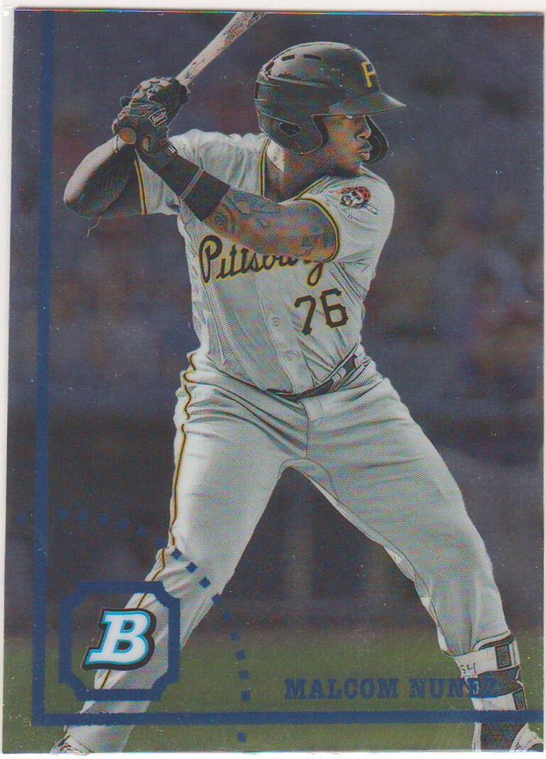 Malcom Nunez #BHPC-1 Baseball Cards 2022 Bowman Heritage Chrome Prospects