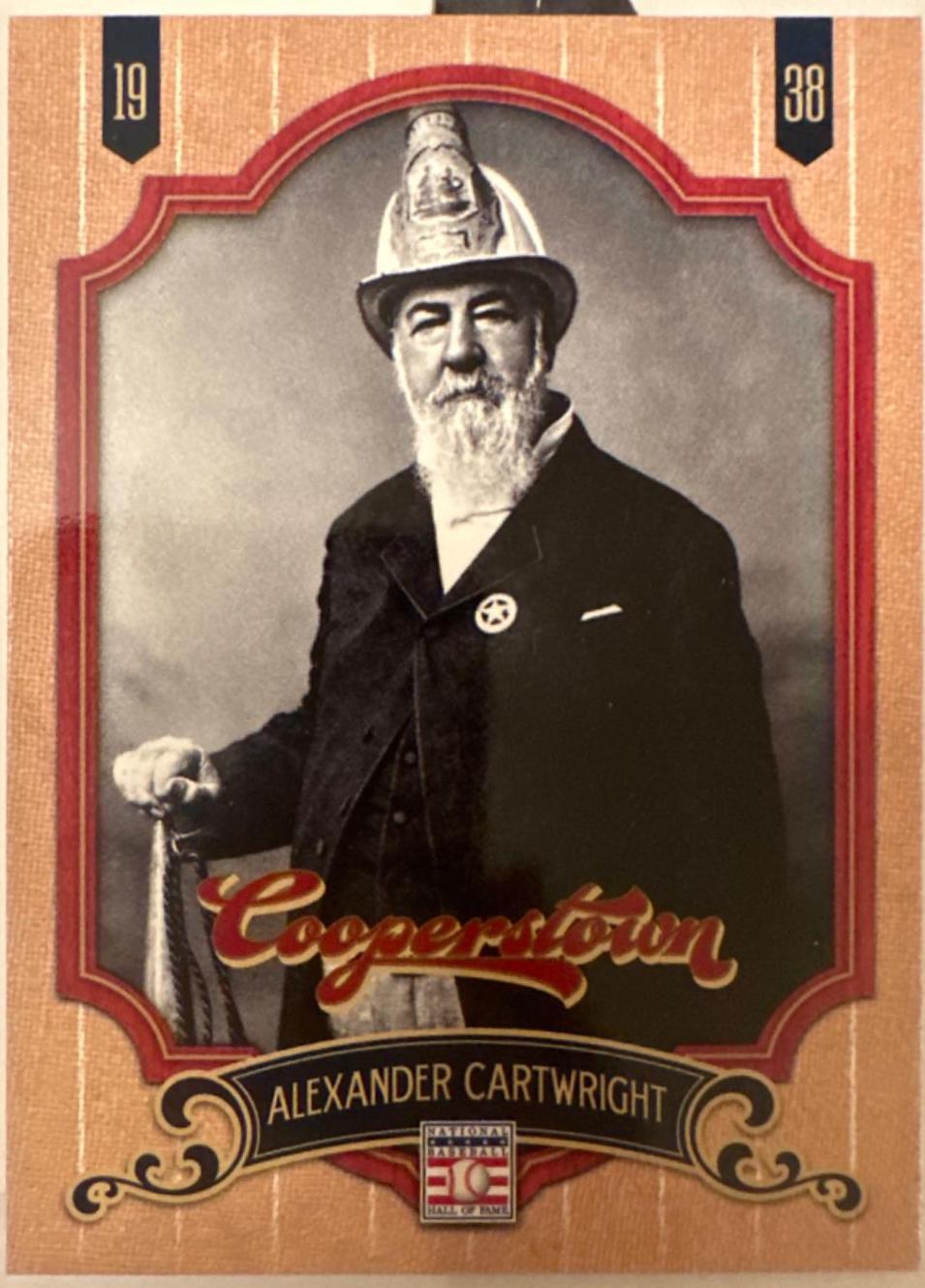Alexander Cartwright #9 Baseball Cards 2012 Panini Cooperstown