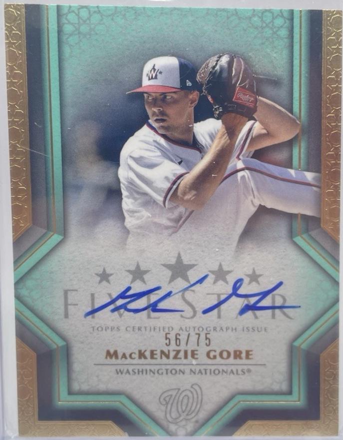MacKenzie Gore [Aqua Autograph] #FSA-MGO