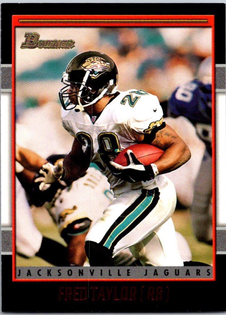 Fred Taylor #8 Football Cards 2001 Bowman