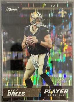 Drew Brees #27 Football Cards 2018 Panini Player of the Day