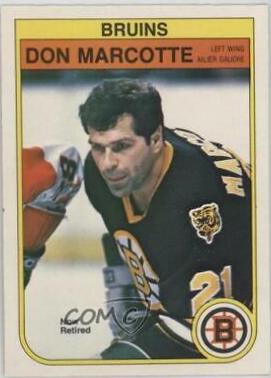 Don Marcotte #14 Hockey Cards 1982 O-Pee-Chee