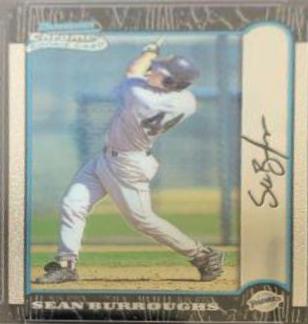 Sean Burroughs #345 Baseball Cards 1999 Bowman Chrome