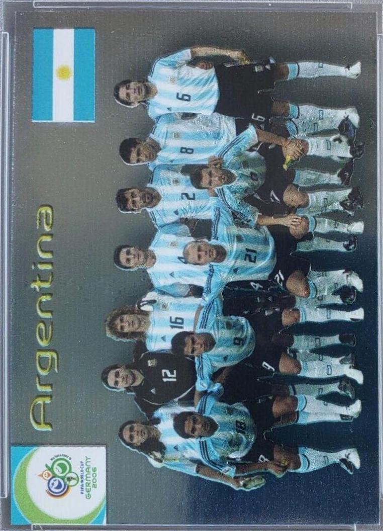 Argentina Team #6 Soccer Cards 2006 Panini World Cup Germany