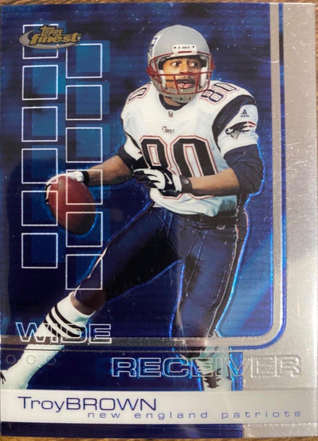 Troy Brown #2 Football Cards 2002 Topps Finest