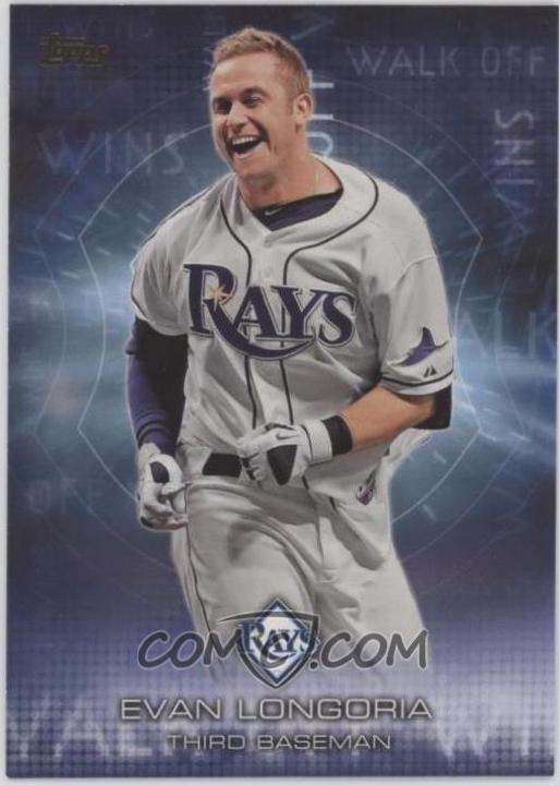 Evan Longoria #WOW-3 Baseball Cards 2016 Topps Walk Off Wins